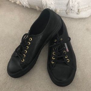 Superga leather sneakers